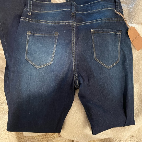 Vibrant Flare Jeans - Picture 2 of 4